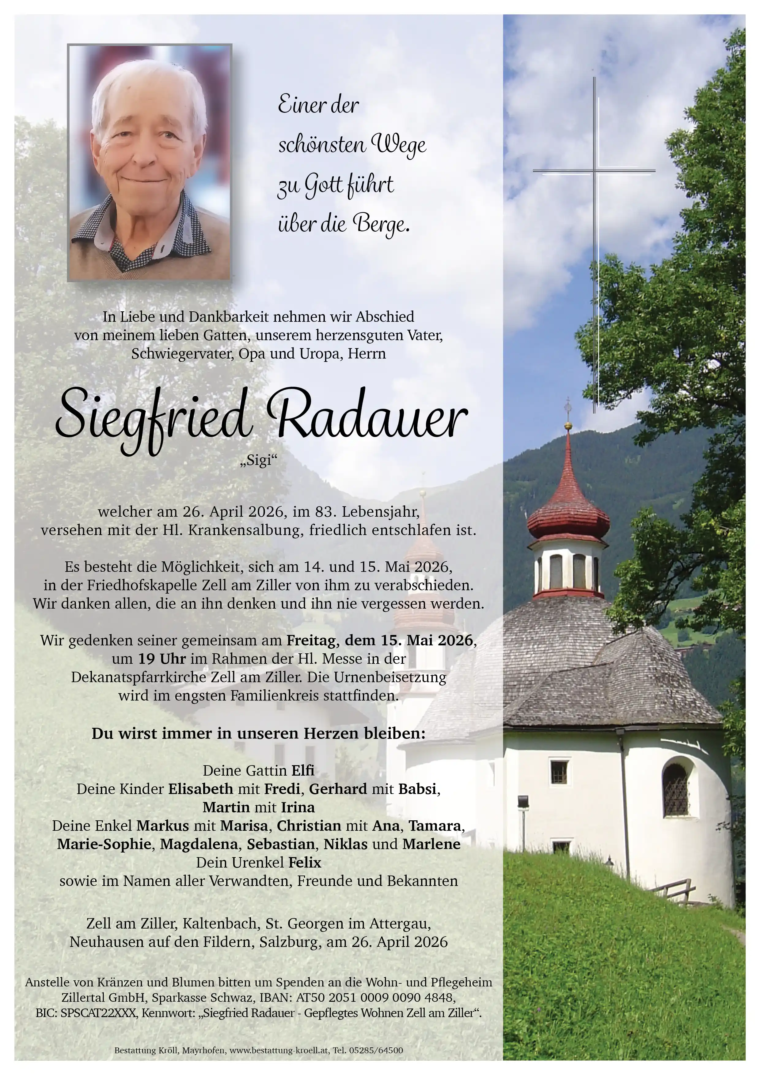 Parte von Siegfried Radauer